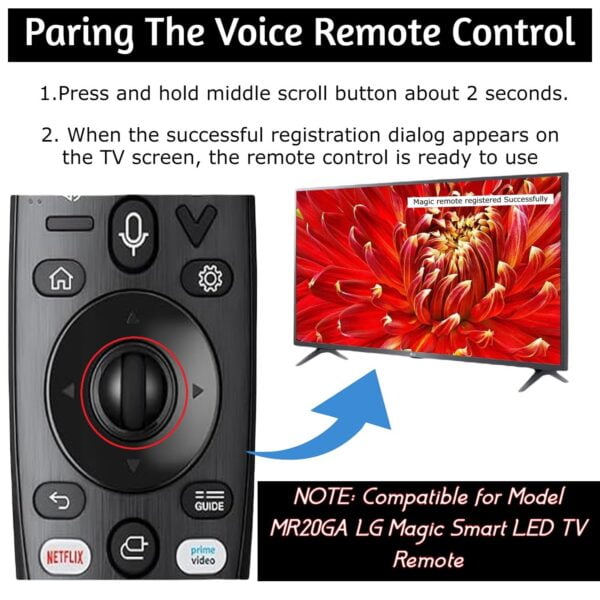 Magic Smart LED TV Remote with Voice Control